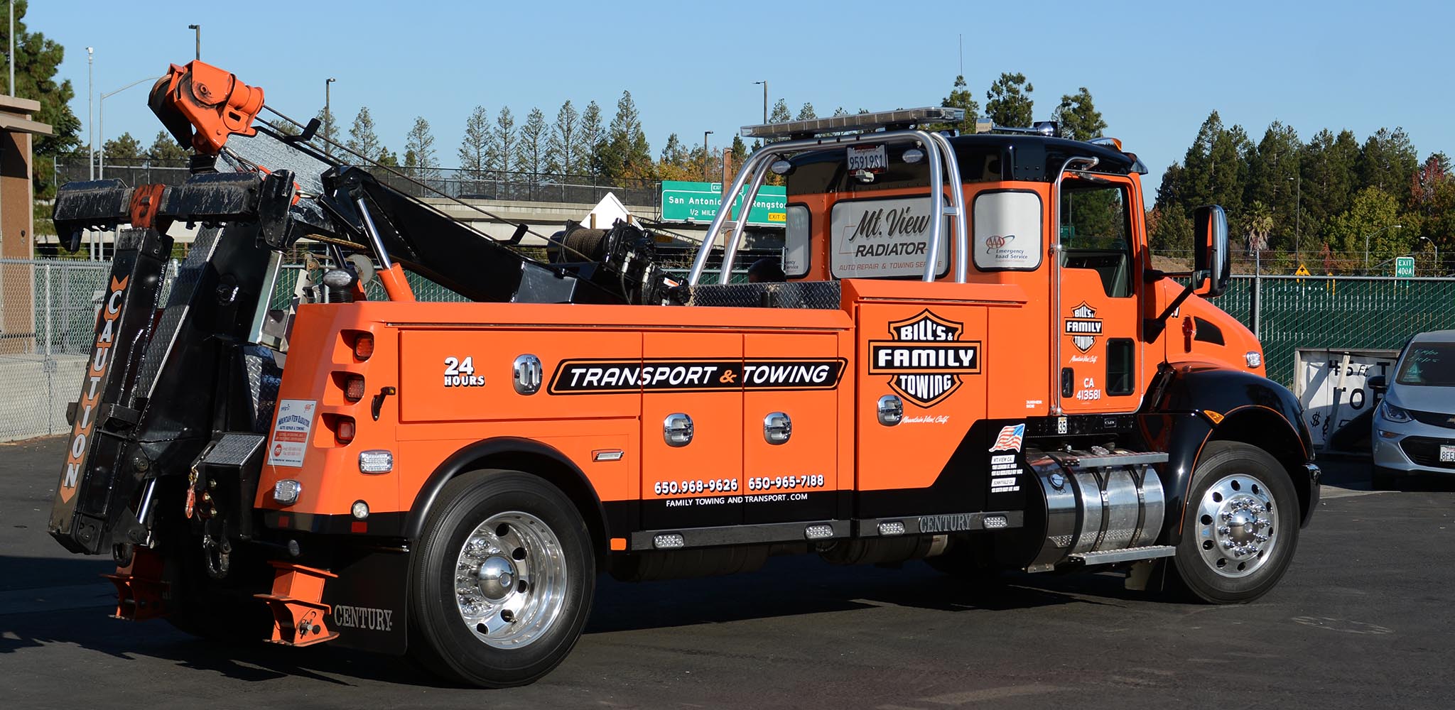 Medium heavy towing for trucks, buses, and motor-homes 